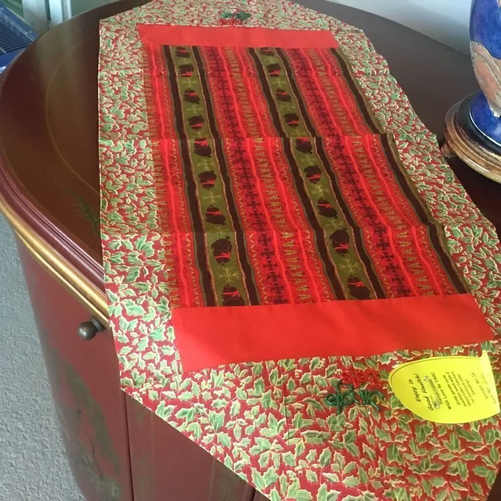 Handmade Holiday Runner NWOT